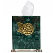 Southern Tribute Hydrangea Tissue Box Cover - Emerald