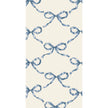 Hester & Cook Heirloom Blue Bow Lattice Paper Guest Napkins