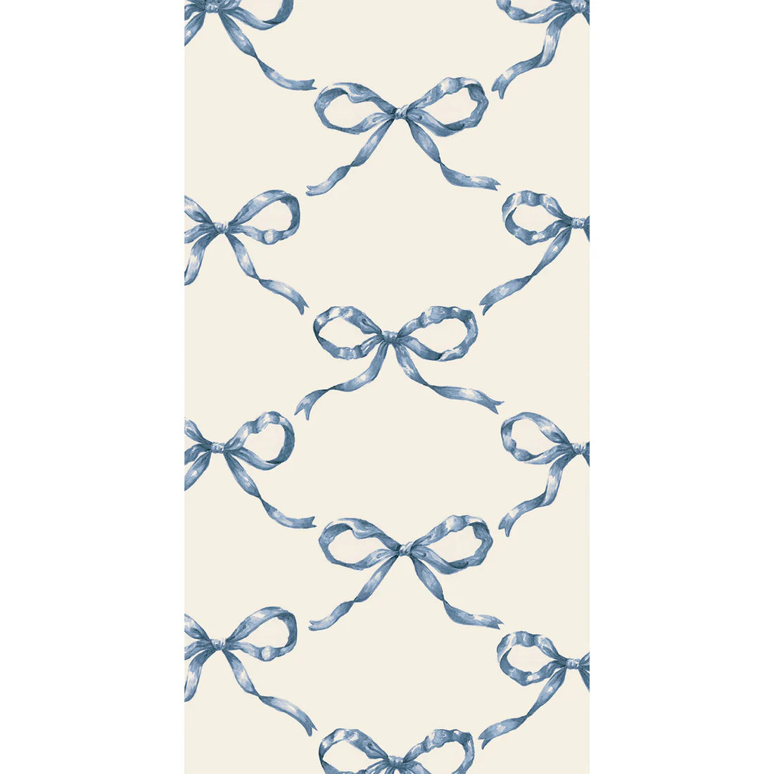 Hester & Cook Heirloom Blue Bow Lattice Paper Guest Napkins