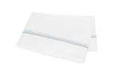 Matouk Amara Triple Pearl Flat Sheet - Hazy Pool