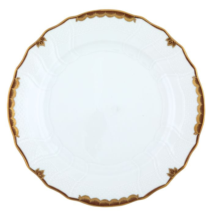 Herend Princess Victoria Dinner Plate - Brown
