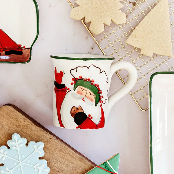 Vietri Old St. Nick Limited Edition Mug