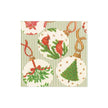 Caspari Botanical Ornaments Cocktail Napkins