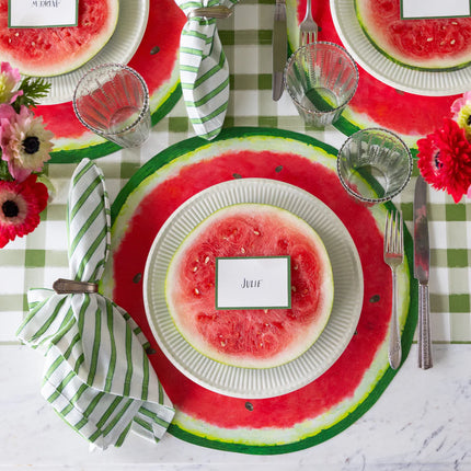 Hester & Cook Die-Cut Watermelon Placemat