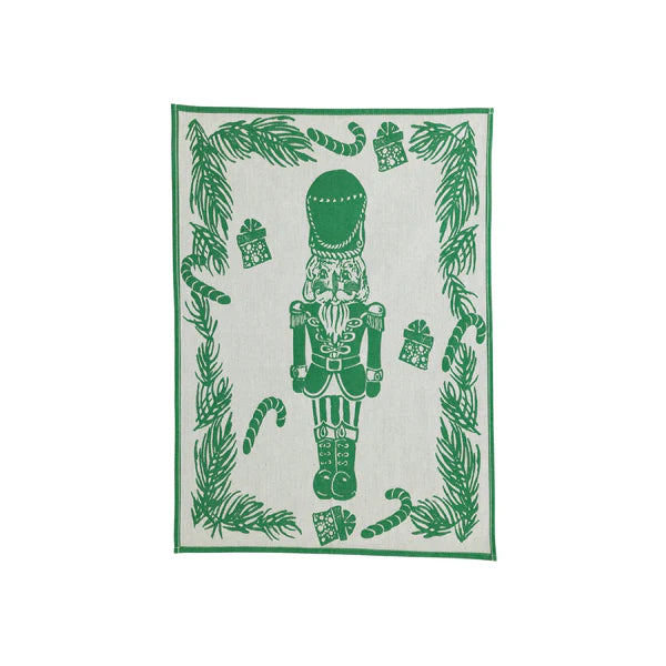 Vietri Strofinaccio Holiday Nutcracker Dish Towel