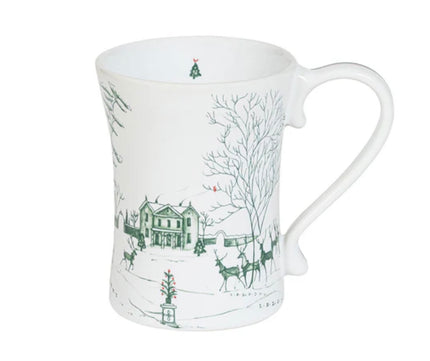 Juliska Country Estate Winter Frolic Mug-Evergreen
