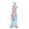 Herend Decorative Bunny Trio - Blue, Raspberry, Key Lime