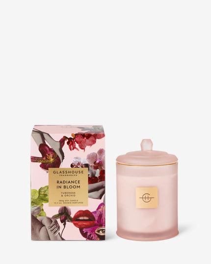 Glasshouse Radiance in Bloom Candle