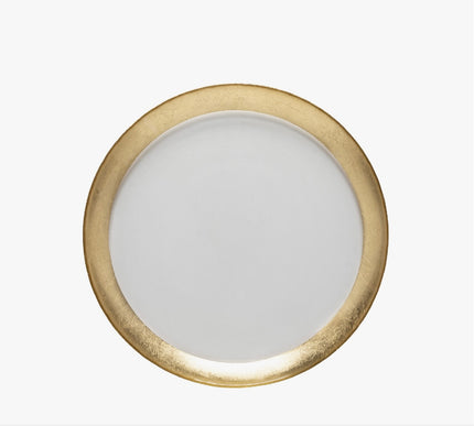 Casafina Camilla Gold Band Dinner Plate