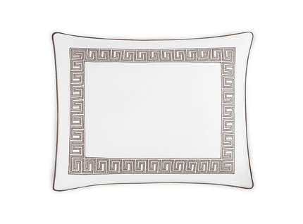 Matouk Ophelia Pique Sham - Mocha