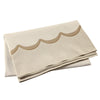 Vietri Tavola Scalloped Tablecloth - Natural