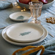 Casafina Pacifica Dessert Plate - Christmas Tree S/4