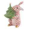 Herend Decorative Christmas Tree Bunny - Rust