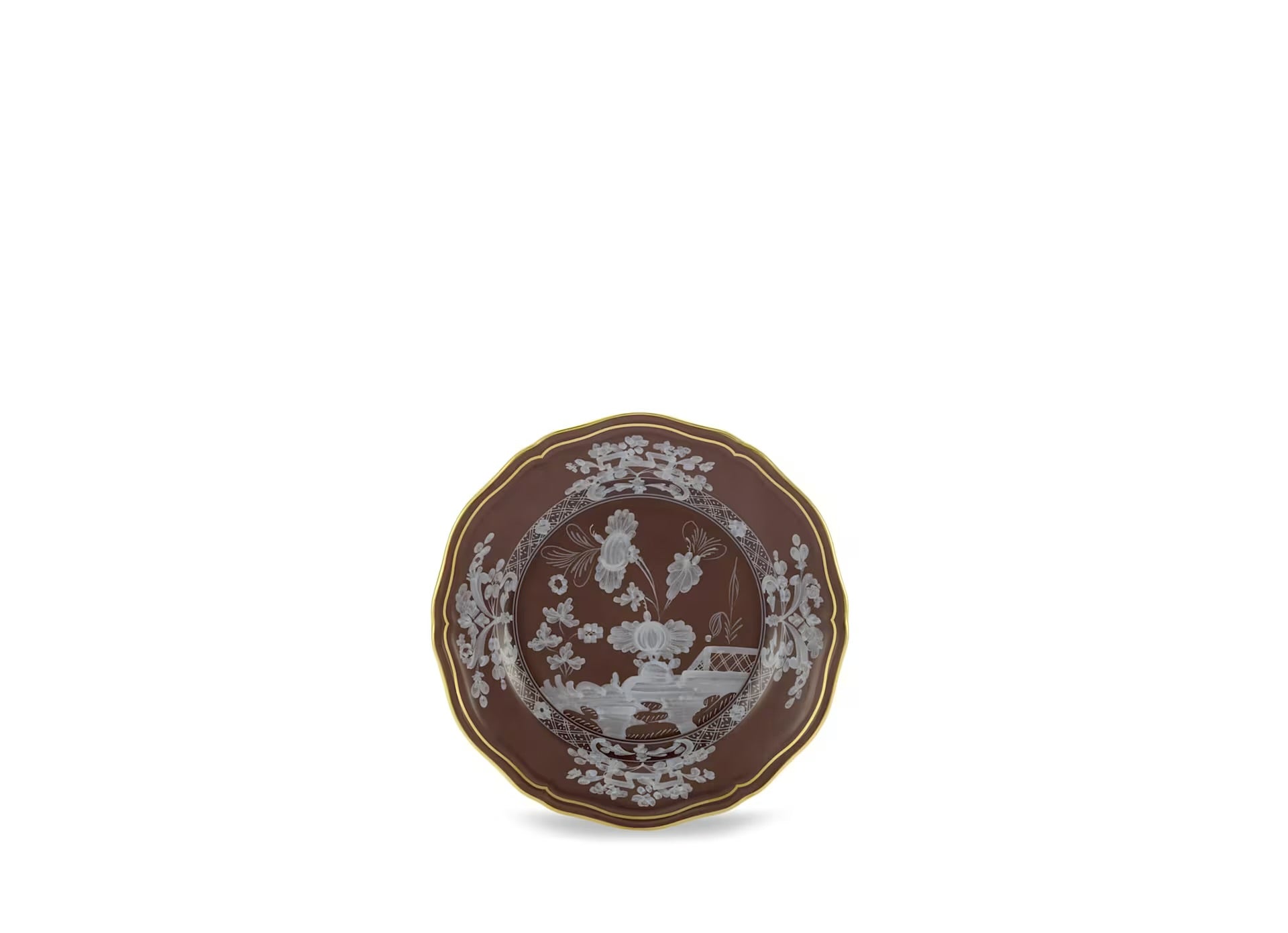 Ginori Oriente Italiano Flat Bread Plate - Castagna
