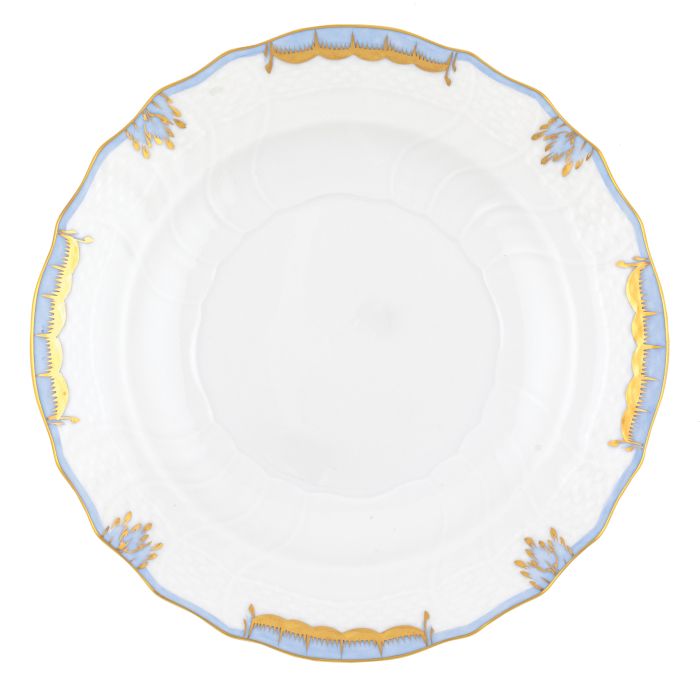 Herend Princess Victoria Salad Plate - Light Blue