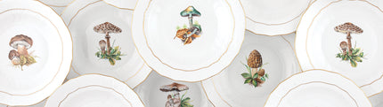 Herend Mushroom Luncheon Plate - Motif #1