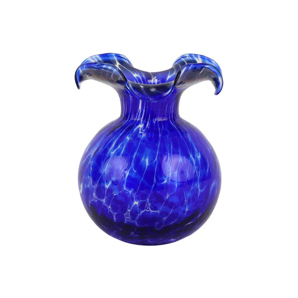 Vietri Hibiscus Glass Tortoiseshell Bud Vase