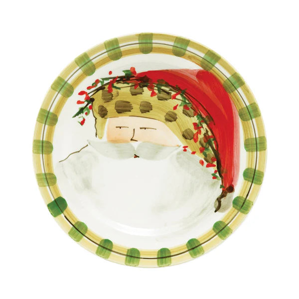 Vietri Old St. Nick Dinner Plates - Set of 4