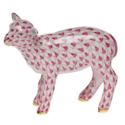 Herend Baby Lamb - Raspberry