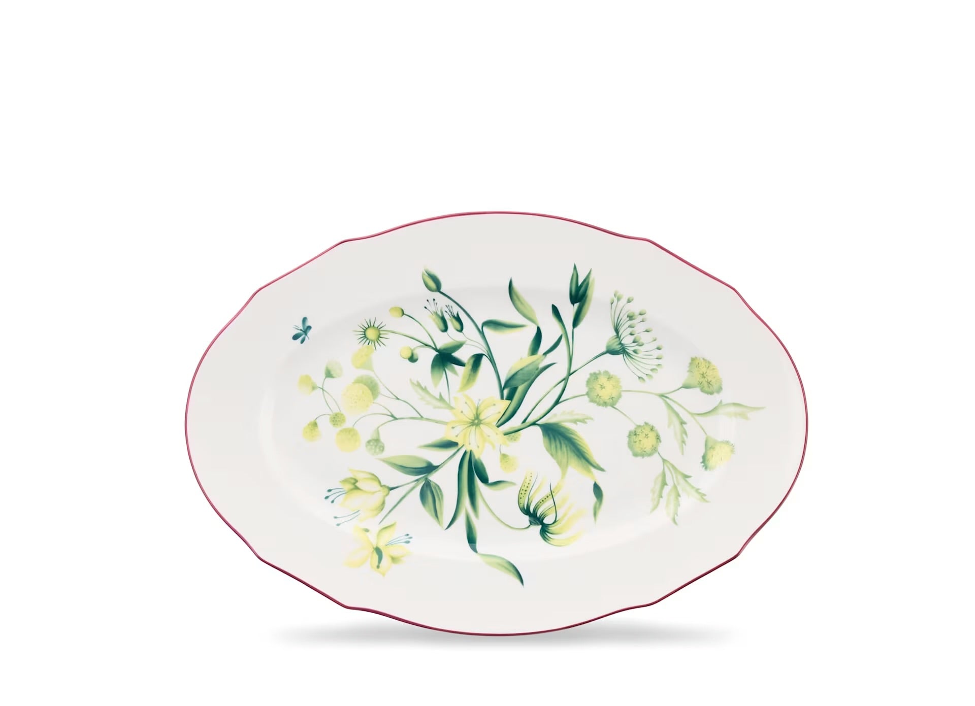 Ginori Florenza Large Oval Flat Platter - Acanto
