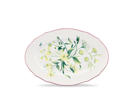 Ginori Florenza Large Oval Flat Platter - Acanto
