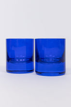Load image into Gallery viewer, Estelle Colored Rocks Glasses- Royal Blue
