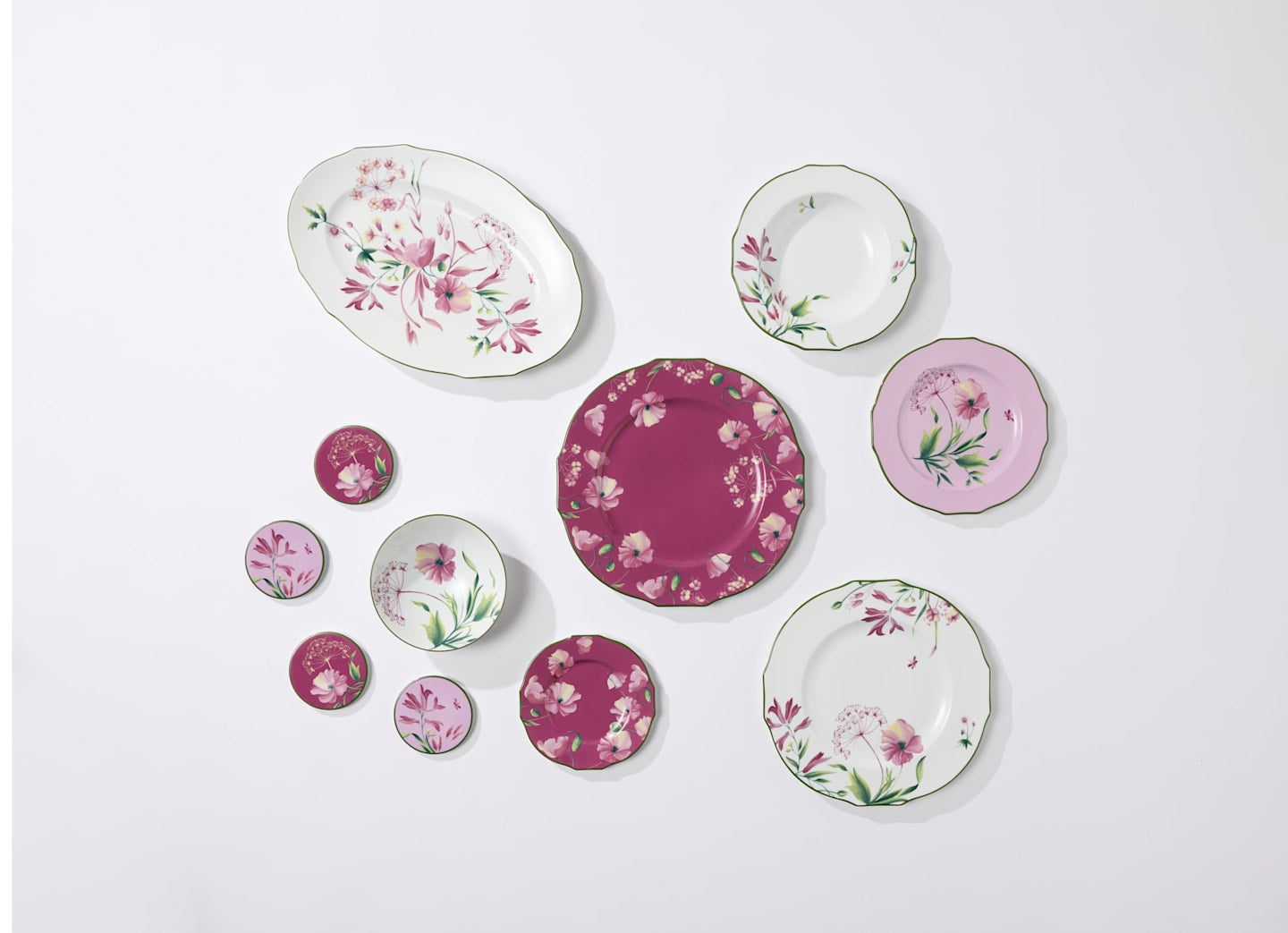 Ginori Florenza Flat Dinner Plate - Malva