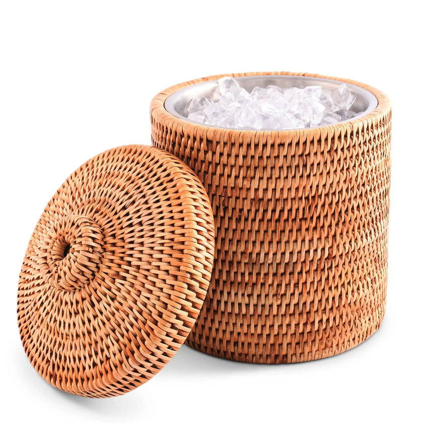Vagabond House Rattan Ice Bucket