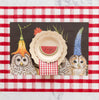 Hester & Cook Red Painted Paper Guest Napkins