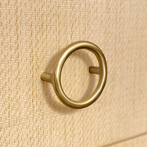 Worlds Away Getty Chest in Grass Cloth