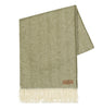 Lands Downunder Italian Herringbone Throw - Thyme