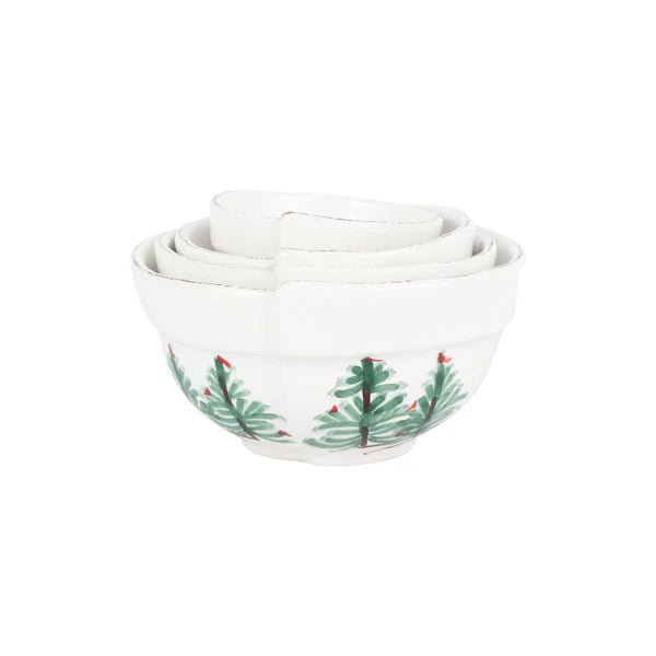 Vietri Lastra Holiday Assorted Prepping Bowls
