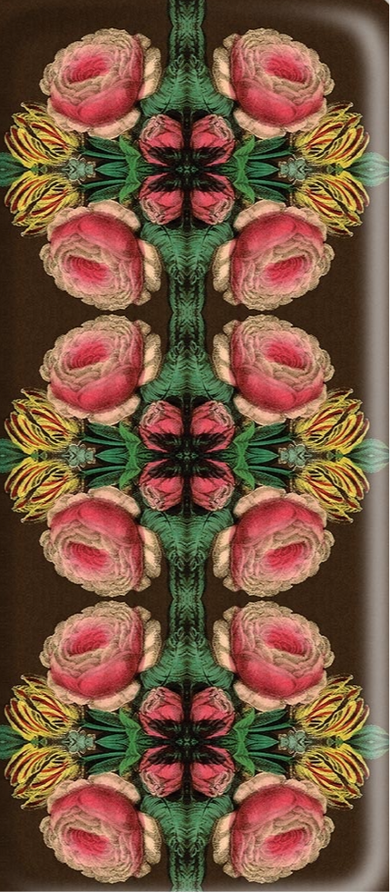 Avenida Cabbage Rose Tea Towel