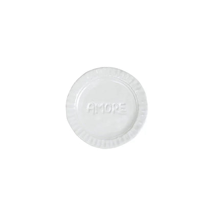 Vietri Pietra Serena Amore Plate