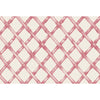 Hester & Cook Pink Lattice Paper Placemat
