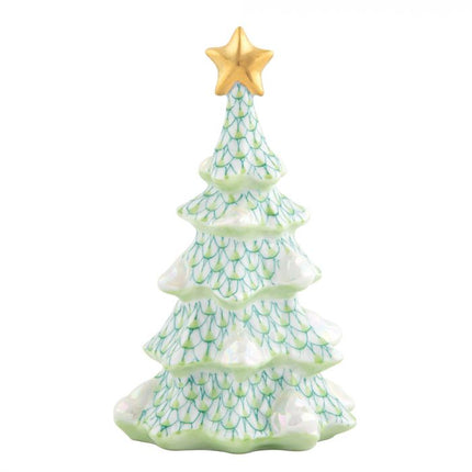 Herend Decorative Simple Christmas Tree - Keylime