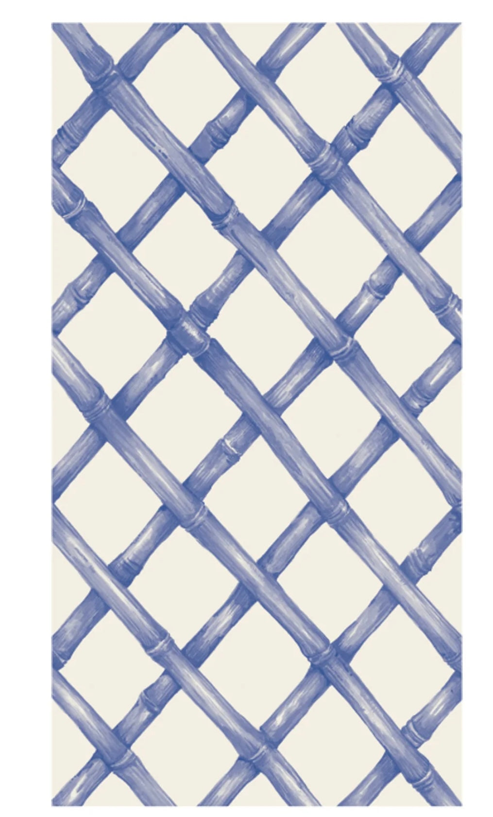Hester & Cook Blue Lattice Paper Guest Napkins