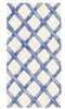 Hester & Cook Blue Lattice Paper Guest Napkins