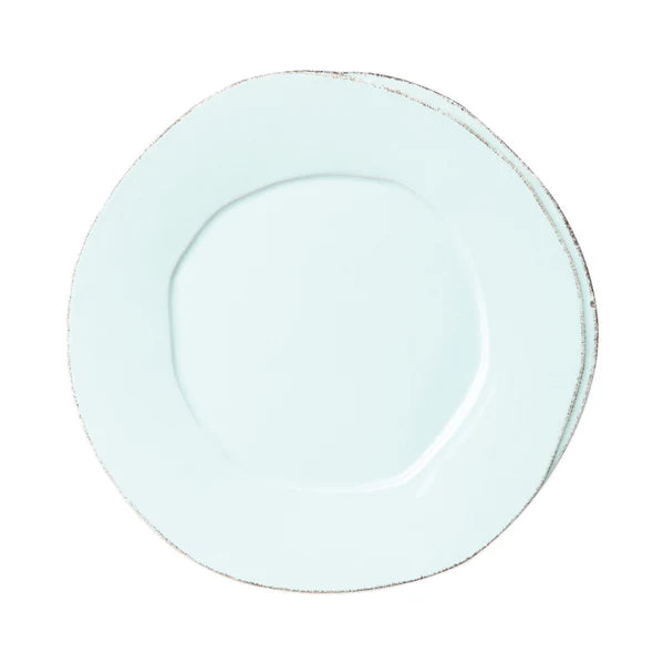 Vietri Lastra Aqua European Dinner Plate