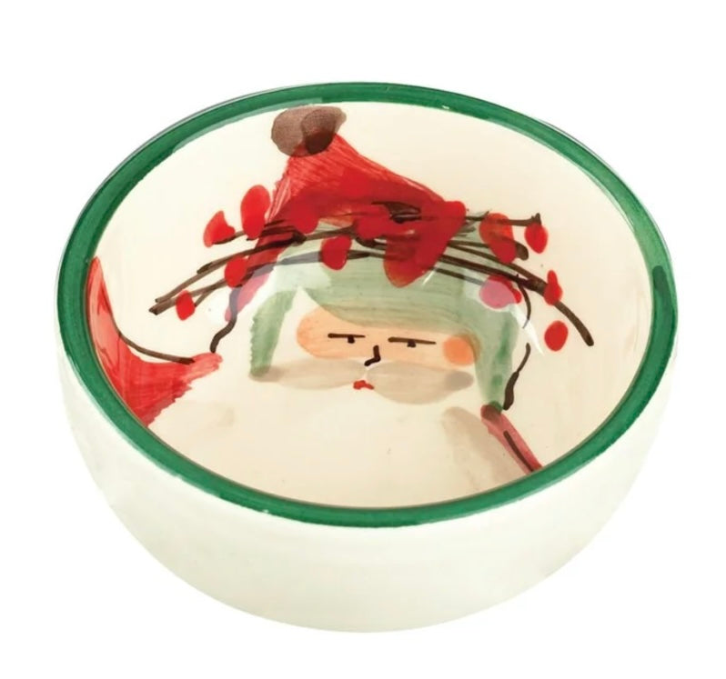 Vietri Old St. Nick Condiment Bowls - Set of 4