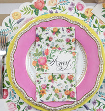 Load image into Gallery viewer, Hester &amp; Cook Sweet Garden Posey Placemat
