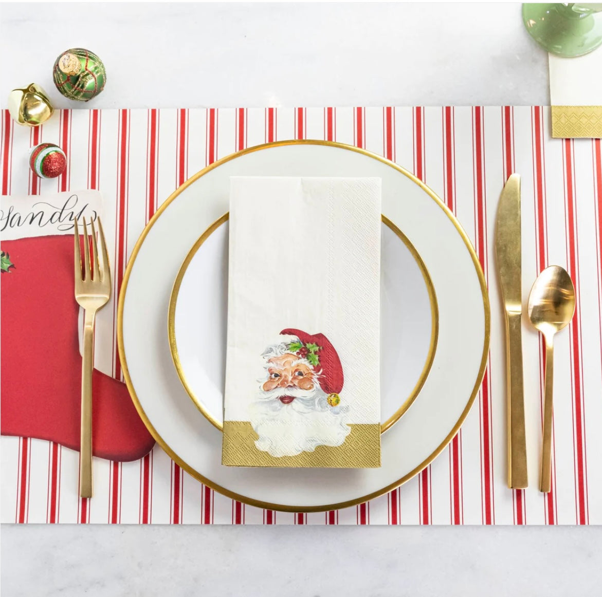 Hester & Cook Santa Paper Guest Napkins