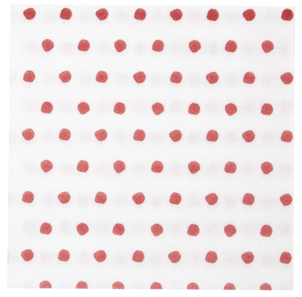 Vietri Red Dot Paper Cocktail Napkins
