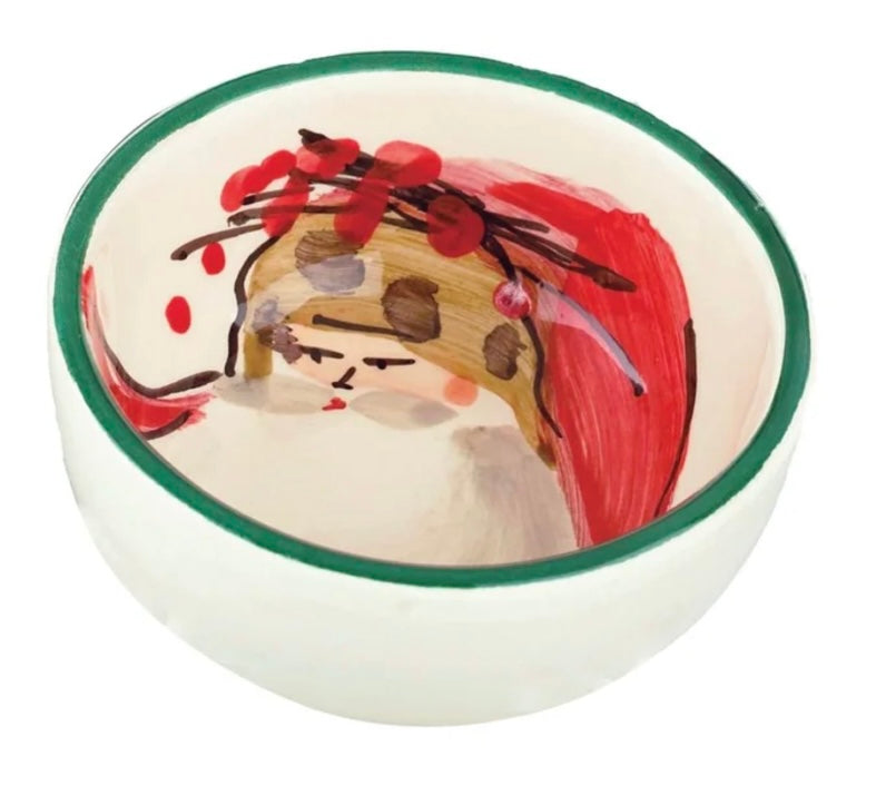 Vietri Old St. Nick Condiment Bowls - Set of 4