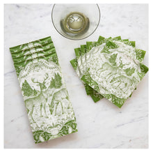 Load image into Gallery viewer, Hester &amp; Cook Fable Toile Paper Cocktail Napkins
