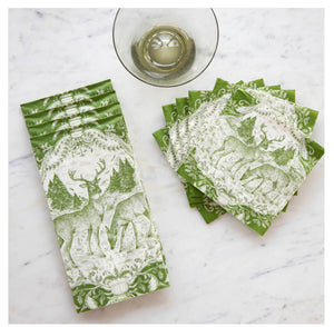Hester & Cook Fable Toile Paper Cocktail Napkins