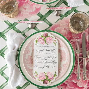 Hester & Cook Die-Cut Peony Placemat