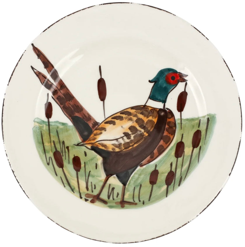 Vietri Wildlife Salad Plates - Set of 8