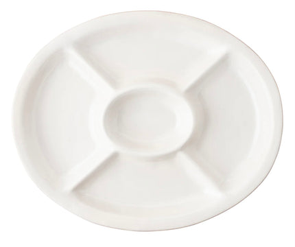 Juliska Puro Appetizer Platter- Whitewash