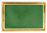 Vietri Florentine Green & Gold Medium Rectangular Tray